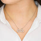 TO MY GIRLFRIEND - 'My Angel' Infinity Necklace