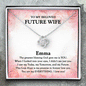 TO MY FUTURE WIFE - 'My Promise' Love Knot Necklace