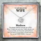 TO MY WIFE - 'My Promise' Love Knot Necklace