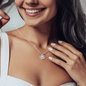 TO MY GIRLFRIEND - 'My Promise' Love Knot Necklace