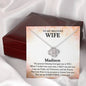 TO MY WIFE - 'My Promise' Love Knot Necklace