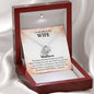 TO MY WIFE - 'My Promise' Love Knot Necklace