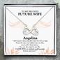 TO MY FUTURE WIFE - 'My Angel' Infinity Necklace