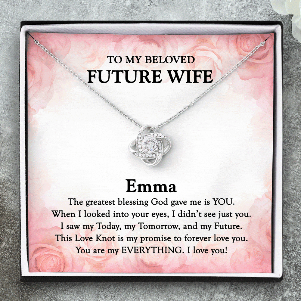 To My Wife Necklace Anniversary Gift For Wife Wife Birthday Gift Gift For  Wife Wife Necklace