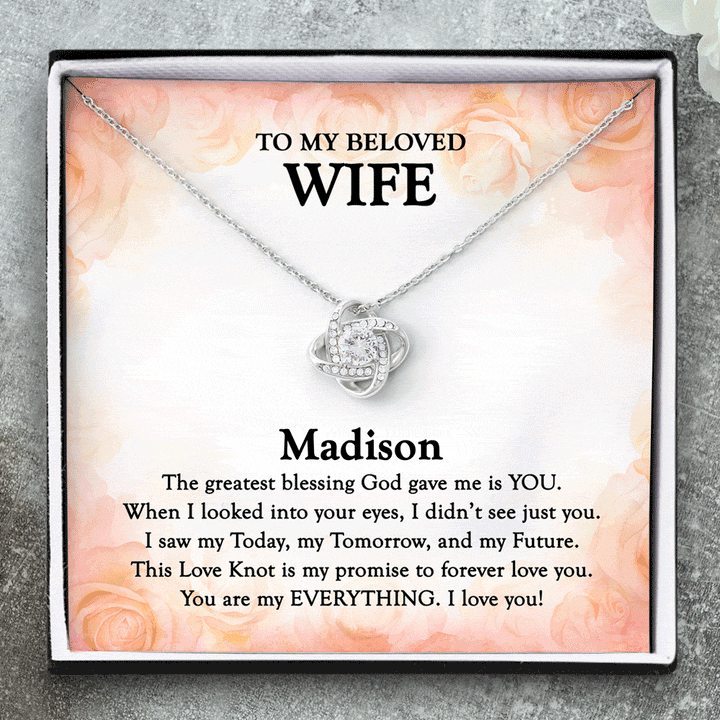 Wife Necklace, Romantic Anniversary Gift For Wife Necklace From Lion H –  Rakva