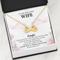 TO MY WIFE - 'My Angel' Infinity Necklace